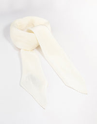 Pleated Satin Fabric Scarf - link has visual effect only