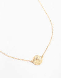 Gold Diamante Yin & Yang Star Necklace - link has visual effect only