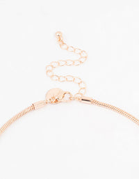 Rose Gold Tassle Chain Necklace - link has visual effect only