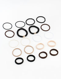 Core Black & Neutral Hair Ties 10-Pack - link has visual effect only