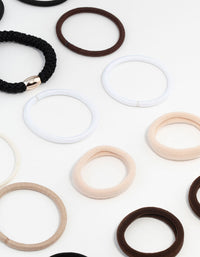 Core Black & Neutral Hair Ties 10-Pack - link has visual effect only