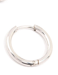 Waterproof Stainless Steel Small Hoop Earrings 2-Pack - link has visual effect only