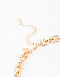 Gold Chain Stone Necklace - link has visual effect only