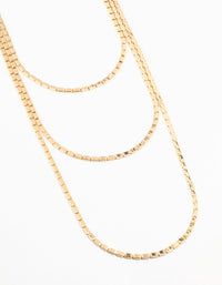 Gold Layered Necklace - link has visual effect only