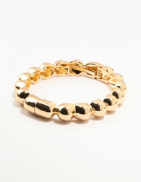 Gold Teardrop Bracelet - link has visual effect only