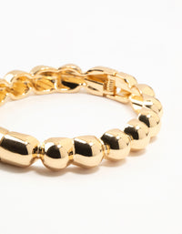 Gold Teardrop Bracelet - link has visual effect only