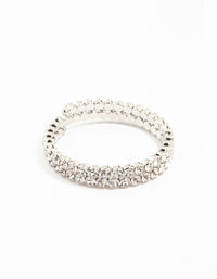 Rhodium Diamante Bracelet - link has visual effect only