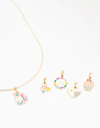 Kids Gold Unicorn Charm Necklace - link has visual effect only