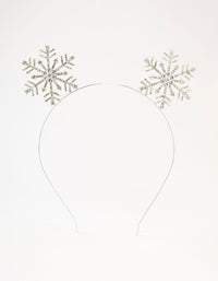 Silver Diamante Snowflake Headband - link has visual effect only