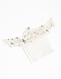 Marquise Crystal W Shape Hair Comb - link has visual effect only