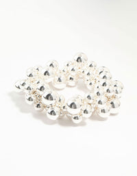 Silver Mixed Bubble Stretch Bracelet - link has visual effect only