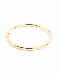 Waterproof Gold Plated Stainless Steel Basic Bangle - link has visual effect only