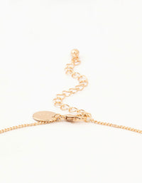 Gold Diamante Bow Drop Necklace - link has visual effect only