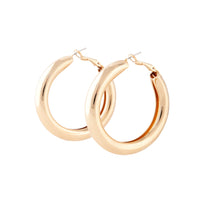 Gold Chunky Hoop Earrings - link has visual effect only