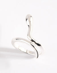 Silver Smooth Snake Ring - link has visual effect only