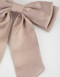 Muted Blush Relaxed Bow Clip - link has visual effect only