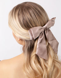 Muted Blush Relaxed Bow Clip - link has visual effect only