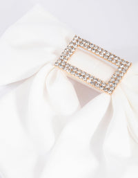 Diamante Rectangular Bow Clip - link has visual effect only