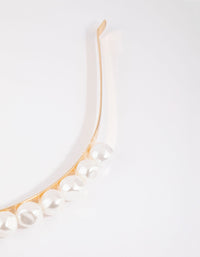 Gold Irregular Pearl Headband - link has visual effect only