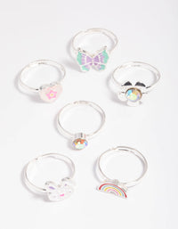 Kids Bunny Garden Ring 6-Pack - link has visual effect only