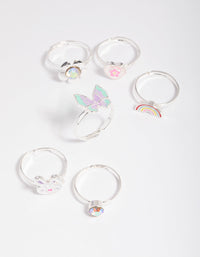 Kids Bunny Garden Ring 6-Pack - link has visual effect only