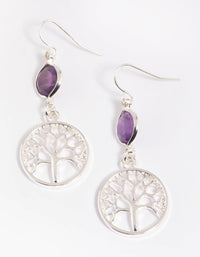 Amethyst Shard Drop Earrings - link has visual effect only