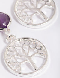 Amethyst Shard Drop Earrings - link has visual effect only