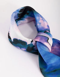 Fabric Painted Flower Scarf - link has visual effect only