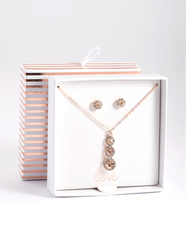 Lovisa necklace deals and earring set