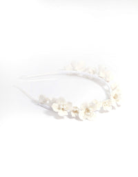 White Flower Headband - link has visual effect only