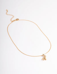 Gold Bubble Bunny Necklace - link has visual effect only