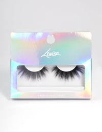 Black & Blue Accent Fake Eyelashes - link has visual effect only