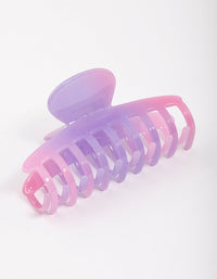 Pink & Purple Gradient Hair Claw Clip - link has visual effect only