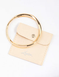 Gold Warped Bangle & Polishing Set - link has visual effect only