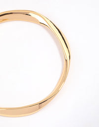 Gold Warped Bangle & Polishing Set - link has visual effect only