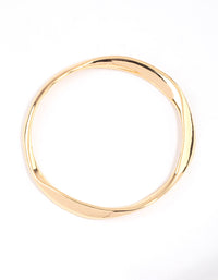 Gold Warped Bangle & Polishing Set - link has visual effect only