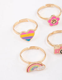 Kids Rainbow Ring 6-Pack - link has visual effect only