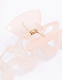 Blush Wavy Hair Claw Clip - link has visual effect only