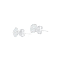 Sterling Silver Cubic Zirconia Stud - link has visual effect only