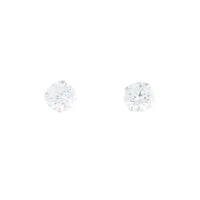 Sterling Silver Cubic Zirconia Stud - link has visual effect only